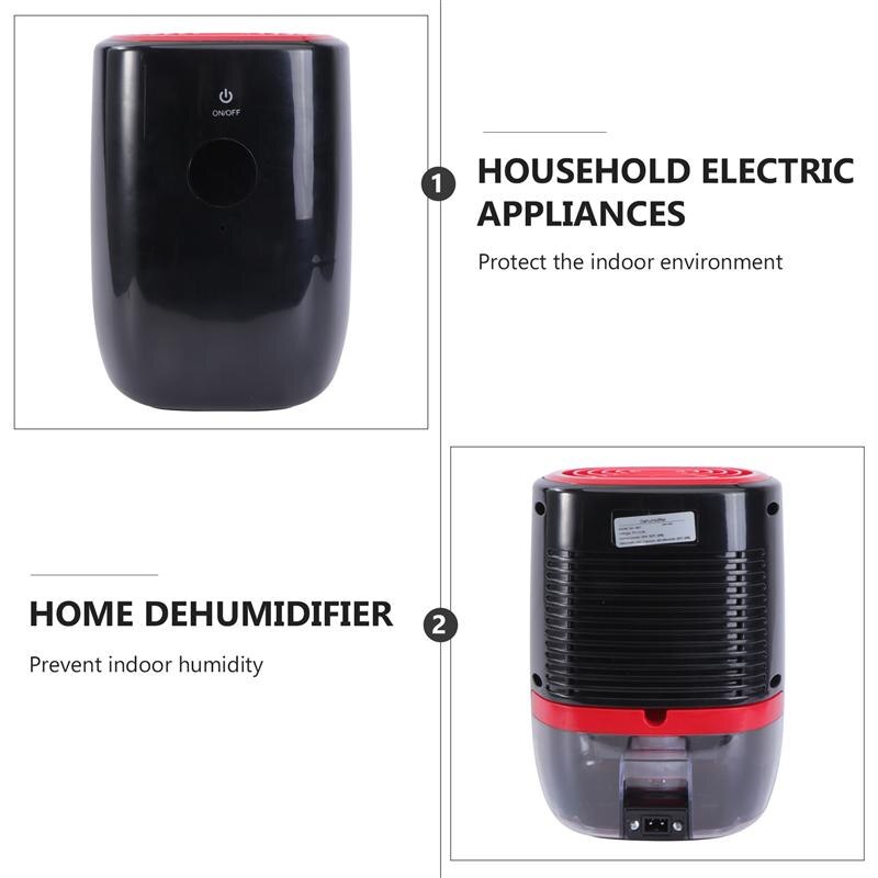 100-240V 800Ml Mini Huishoudelijke Halfgeleider Ontvochtiger Vochtigheid Controller Cool Luchtreiniger Droger Led Display Met Uk plug