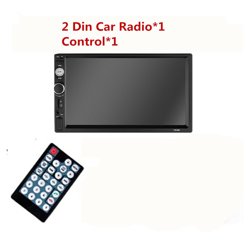 2 Din Car Radio Double Din Car Stereo Autoradio 7" HD Multimedia Player Touch Screen Auto Audio Car Stereo Bluetooth FM 1 Din: 2 Din Car Radio