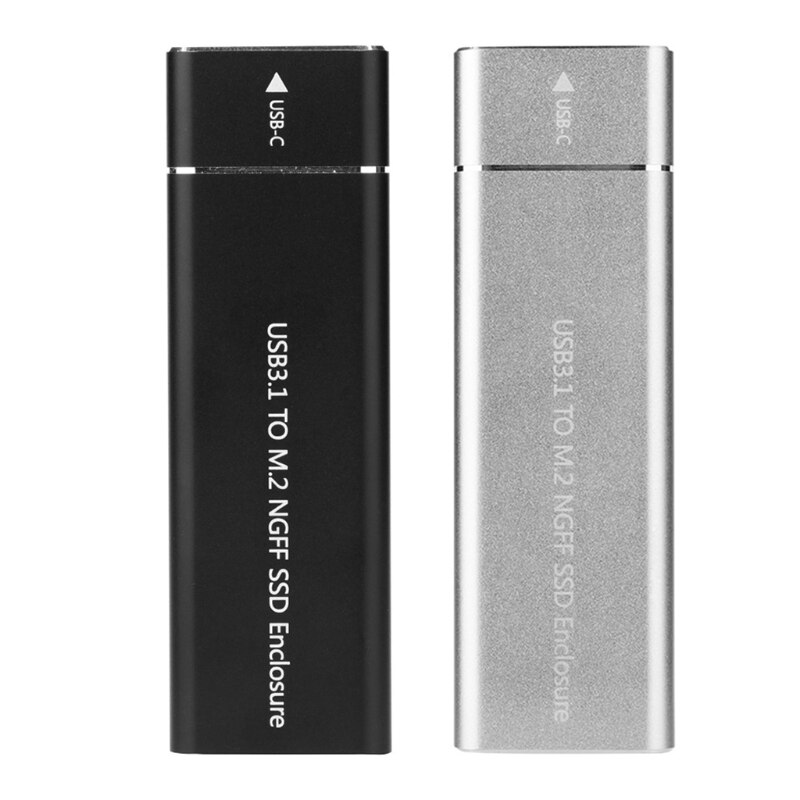 neue Aluminium USB 3,1 Typ-C zu M.2 SSD fallen 6Gbps Externe Festplatte Festplatte fallen