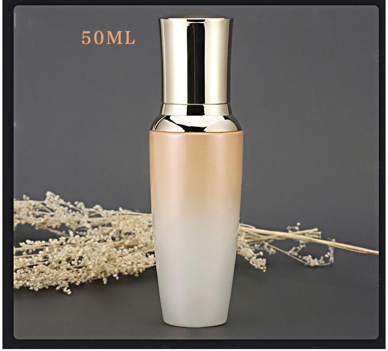 10 stk lotion shampoo kosmetisk creme emulsion pumpehætter flasker genopfyldelige bærbare tomme glasflasker kosmetikbeholder  m79c: 50ml 40 x 140mm