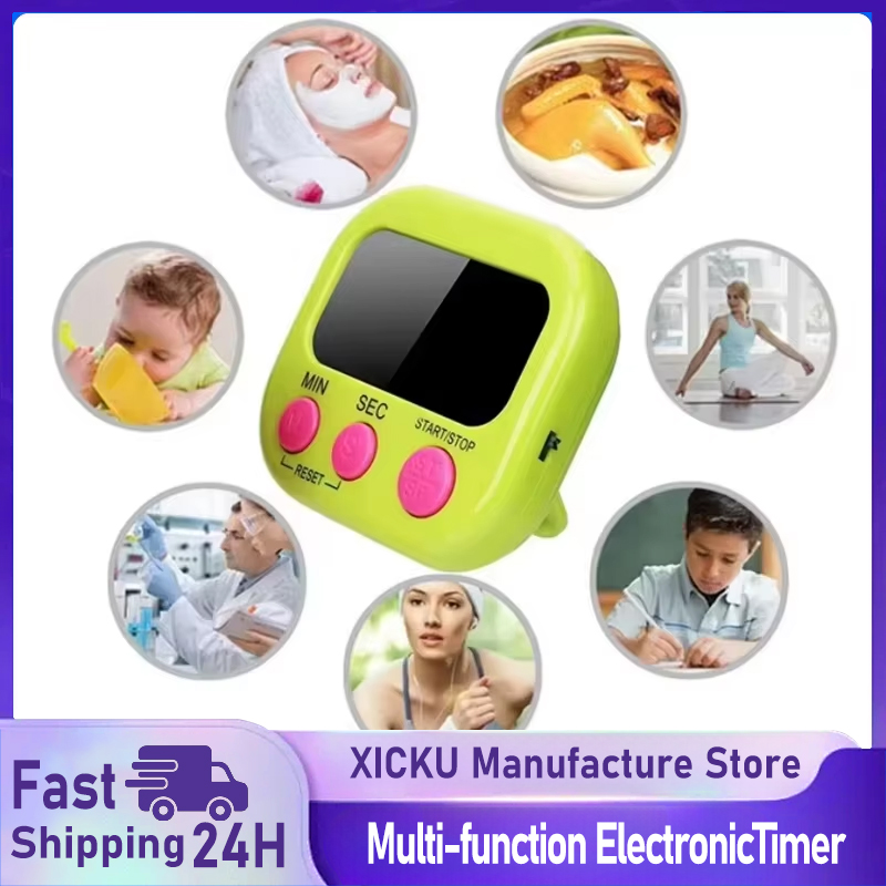 Digitale Timer - LED Display - Countdown & Stopwatch - Magnetisch - Keuken, Studie, Sport