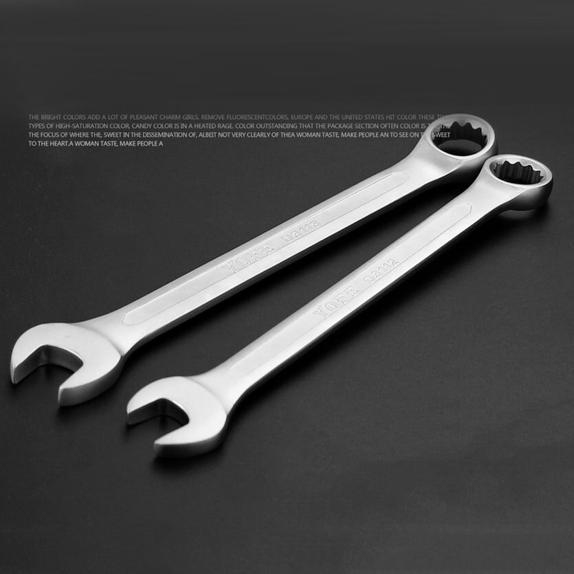 Flexible 10mm Double Head Ratchet Spanner Combination Wrench Set Of Keys Skate Tool Gear Ring Wrench Repairing Tool