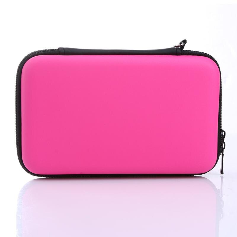 2 cores eva pele carry caso duro para 3ds xl caso portátil bolsa saco de viagem caso capa para nintendo 3ds xl ll acessórios do jogo