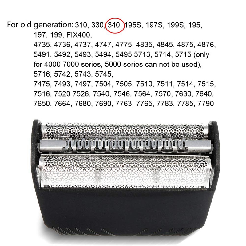 reservere barberhode barberblad kutterblad 30b til braun 330 199 197s-1 195s-1 4845 4745 5743 7516 7475 7493 7763 7783