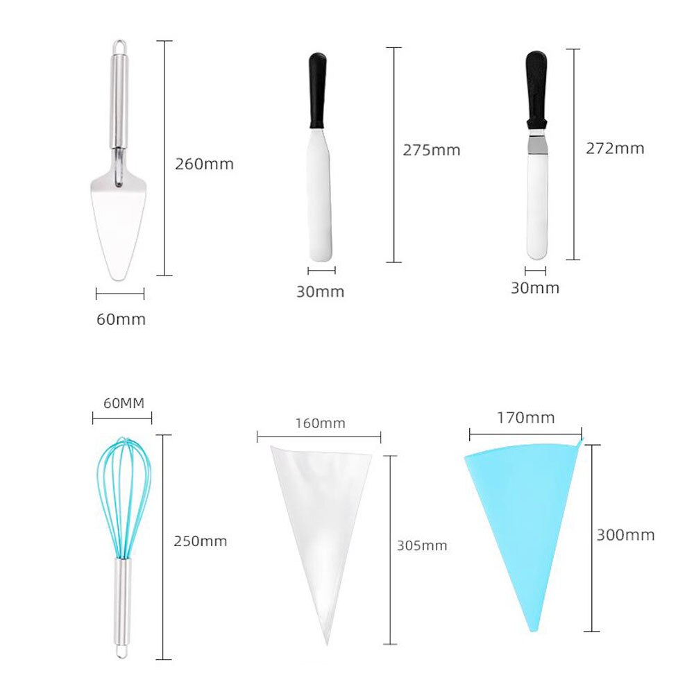 61/106PCS DIY Cake Decorating Tool Reusable Baking Supplies Set Stainless Steel Pastry Nozzles Kit Flower Icing Tips Baking Tool