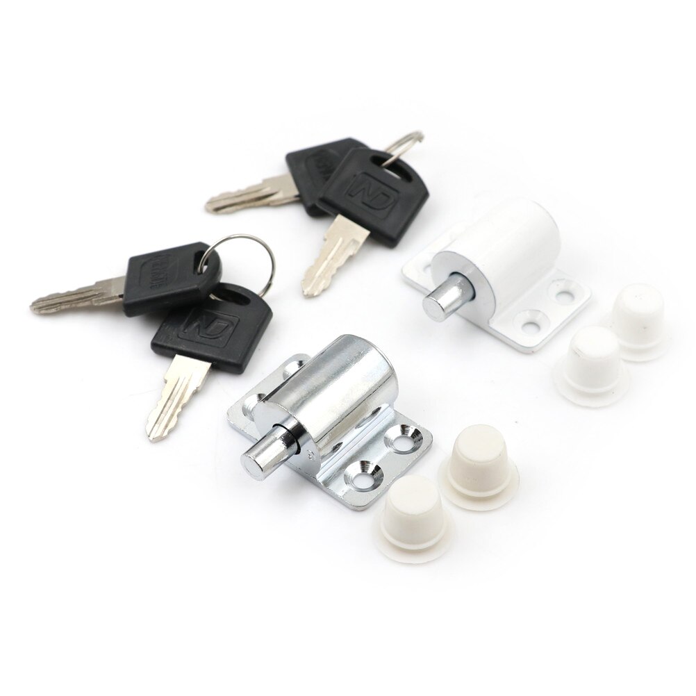 1Set schuifraam slot met sleutel kind veiligheid bescherming lock anti-diefstal deurslot push venster