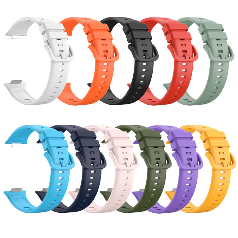 Silikon Band Für Huawei Uhr passen 2 Gurt Smartwatch Armbinde Metall Schnalle Sport Ersatz Armbinde Huawei Uhr passen 2 Correa