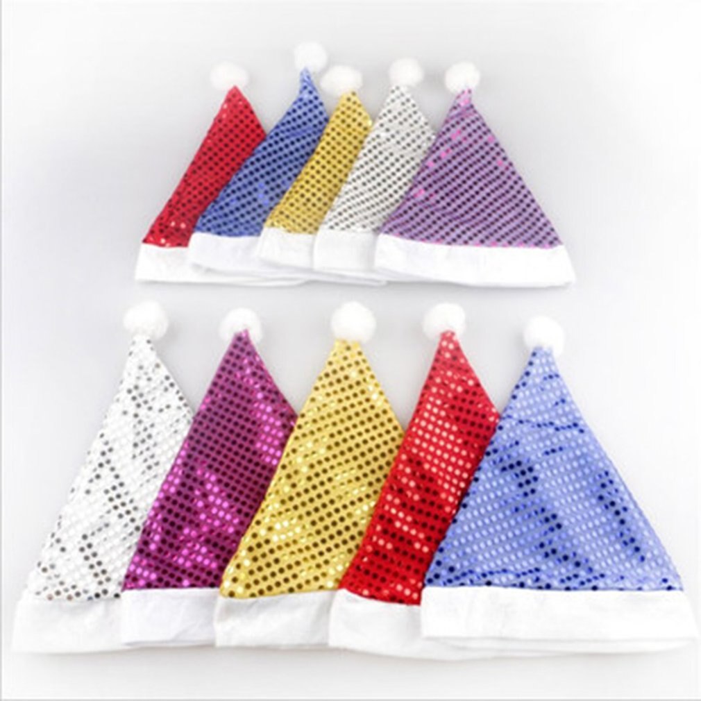 Kerstversiering Doek Party Prestaties Levert Kleine Volwassen Ornament Pailletten Kerst Hoed
