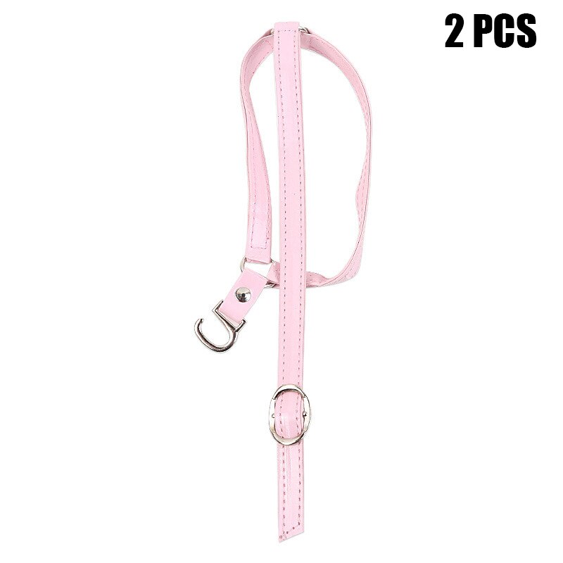 1 par de correas para zapatos para mujer tacones cordones altos accesorios desmontable Anti Suelto: Rosa
