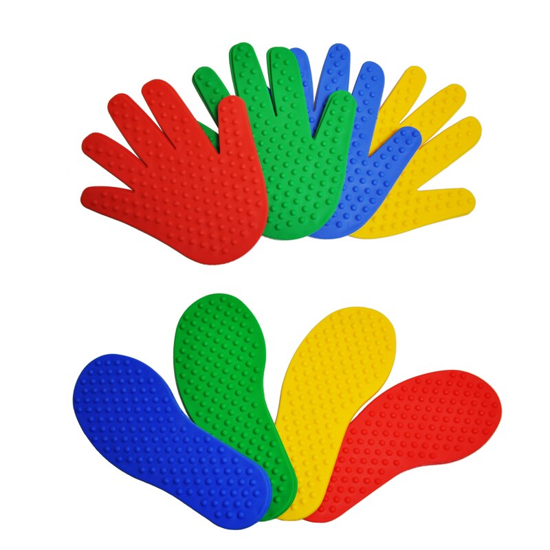 Kinderen Outdoor Speelgoed Kids Fun Games Hand Foot Print Kruipen Mat Sensorische Integratie Kleuterschool Outdoor Activiteiten Game Pad