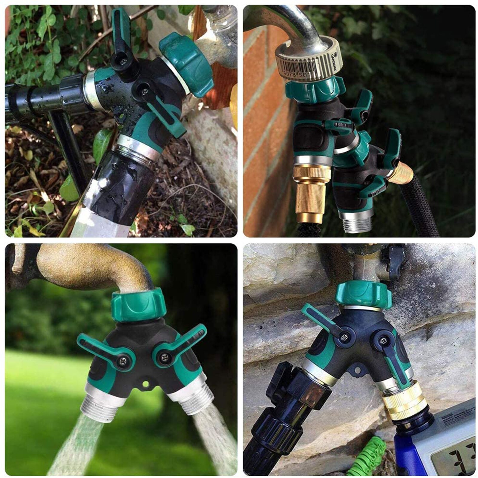 Irrigation Y Shape Tap Connector Garden Hose Adapter Splitter Quick Coupling Drip Garden Watering Irrigation System Tool