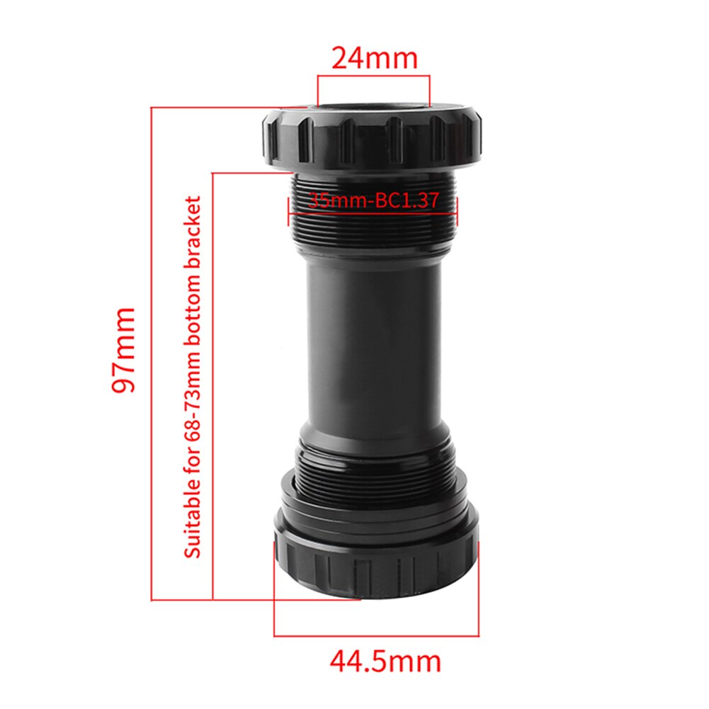Bike Press Fit Bottom bracket Sealed Bearing Thread Type 68 73mm BSA Shell 24mm Crankset AxisRoad Mountain Bike Bottom bracket
