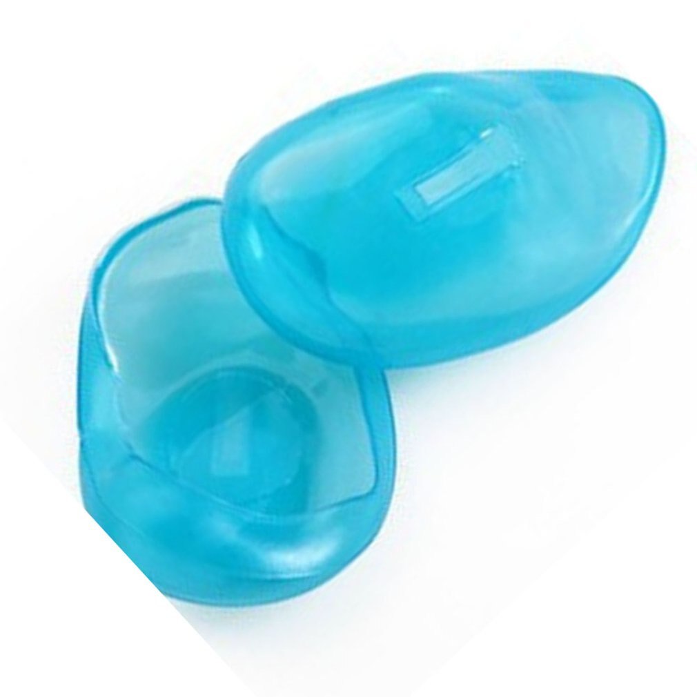 Siliconen Transparante Kappers Dye Haar Tab Kappers Gereedschap Kapsalon Haarverf En Olie Zachte Shampoo Oorbeschermer