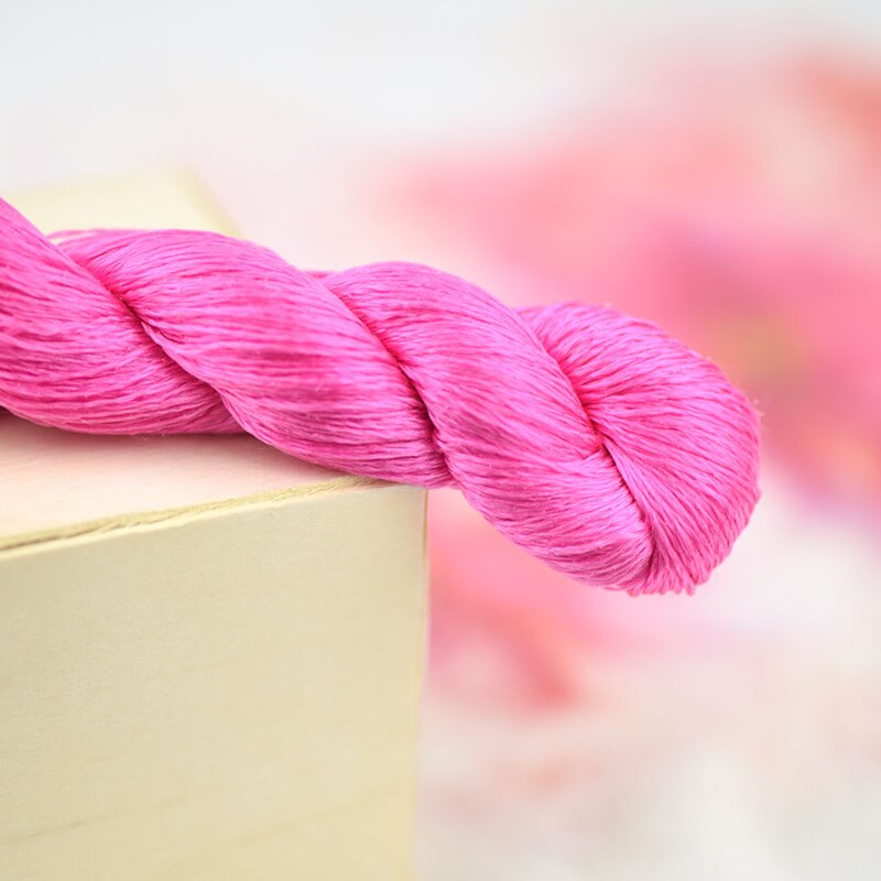 Hilo de seda para bordar, 100% seda, bordado a mano, punto de cruz, serie rosa, 8 colores degradados: 3