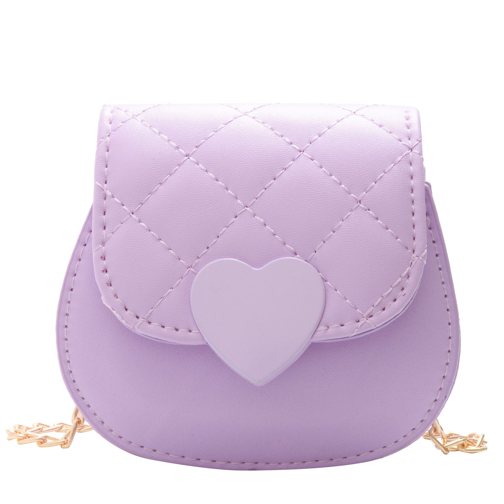 Mignon enfants Mini sacs à main et sacs à main automne hiver en cuir sacs à bandoulière pour bébé filles petite pièce pochette fille sac à main de fête: purple