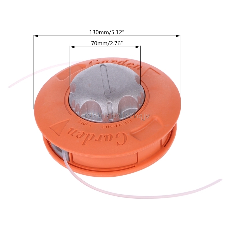 Universele Bump Feed Line Trimmer Head Aluminium Strimmer Gras Bosmaaier Onderdelen D22