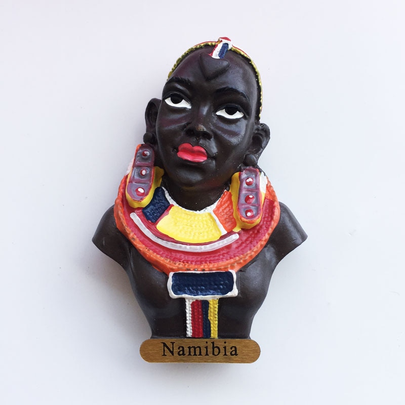 Afrika namibia turist køleskab magnet souvenir 3d harpiks køleskab magneter til køkken tilbehør dekoration hjem
