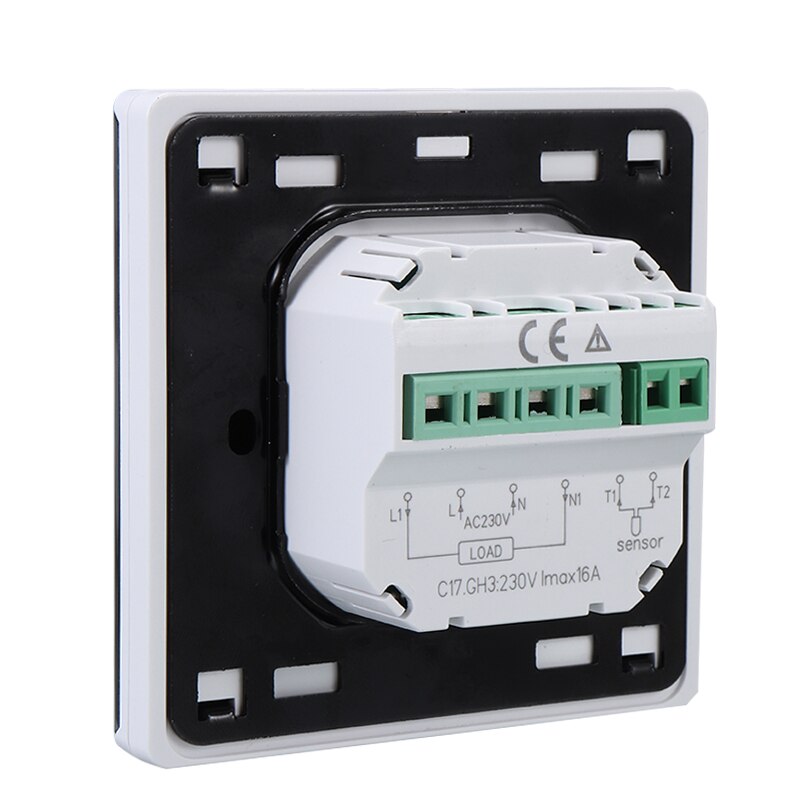 16A Thermostat Digital Temperature Controller LCD Digital Heating Thermostat Room Underfloor Wall Heater Touchscreen
