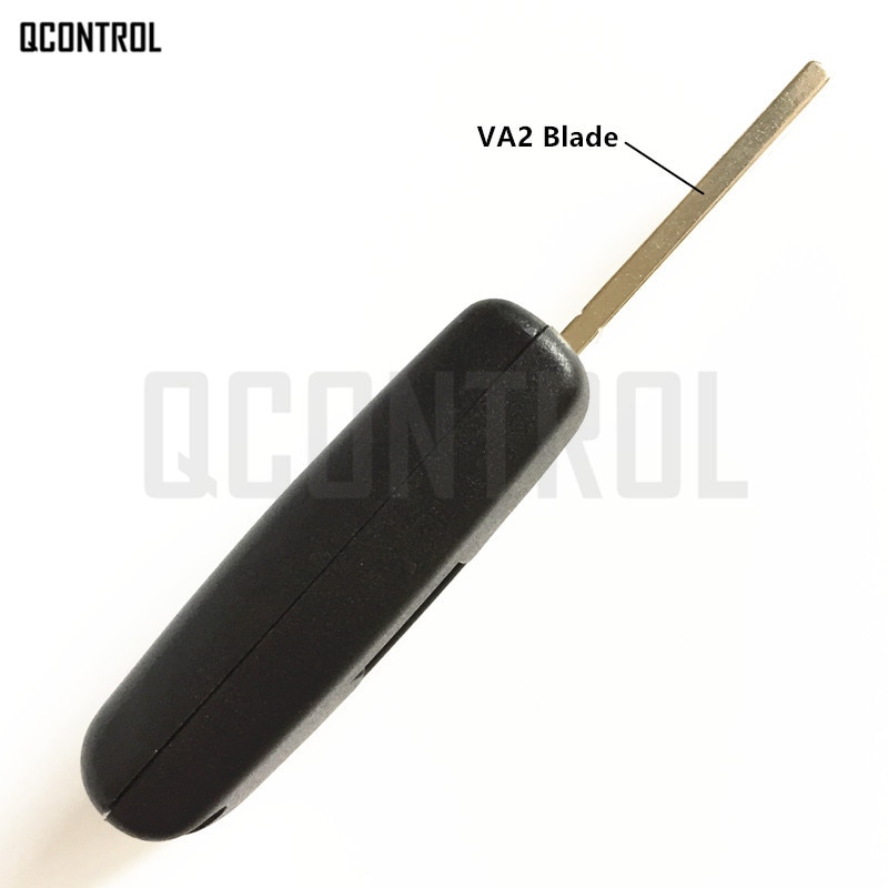 QCONTROL 4 Knoppen Auto Afstandsbediening Sleutel voor Citroen C8 CE0523 met ID46 (7941) chip HU83/VA2 Blade 433MHz ASK/FSK Signaal