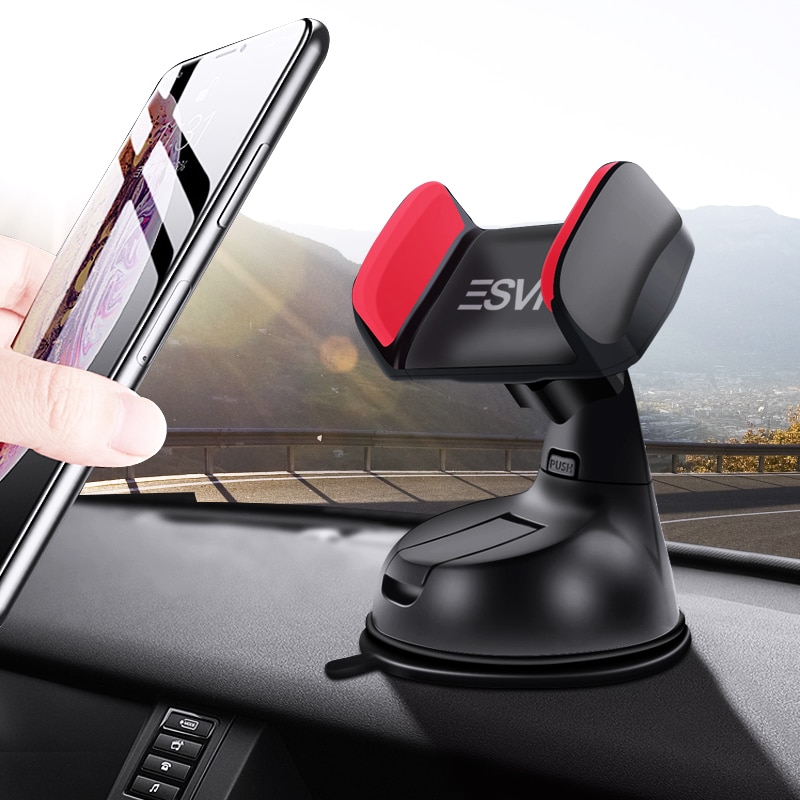 Esvne universele voorruitbevestiging auto telefoonhouder voor iphone 8 6 7 x telefoon autohouder stands ondersteuning mobiele telefoon