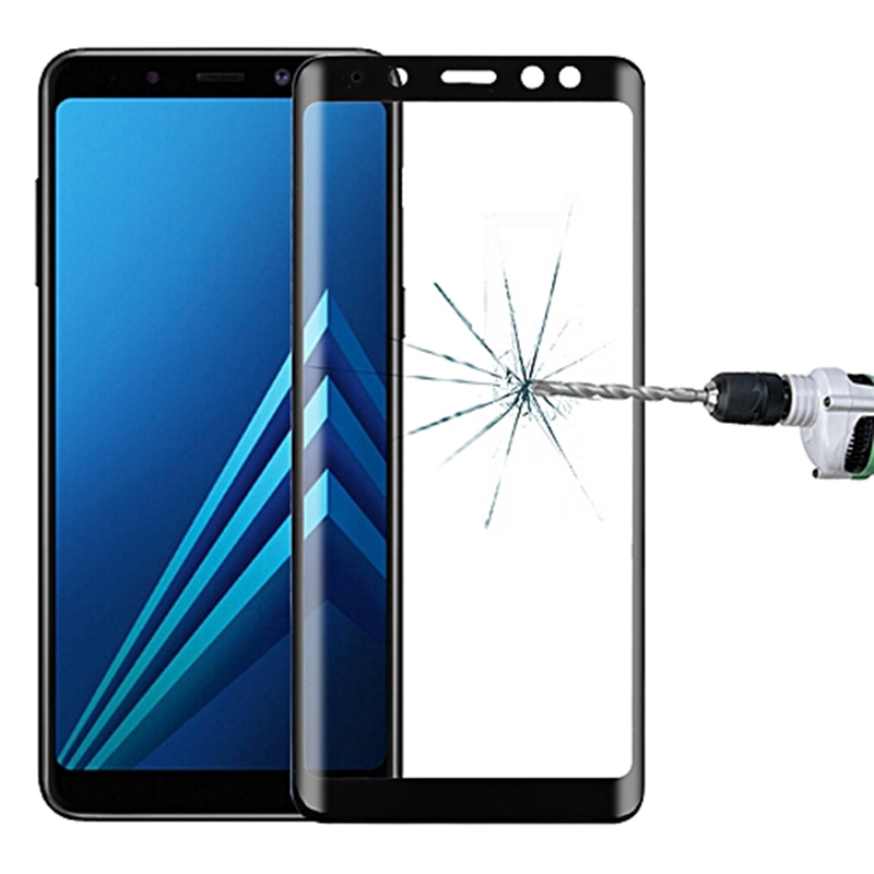 Protective Glass For Samsung Galaxy A8 Case Cover Tempered Glass on For Samsung A8 Plus A 8 A8Plus A530 A8+ 8A 3D Film