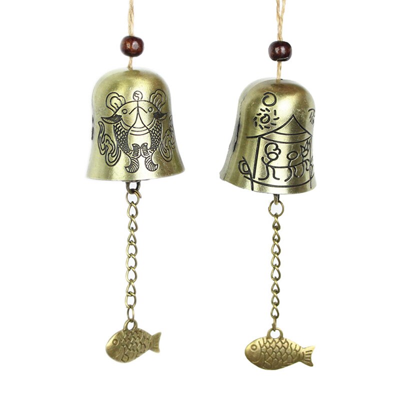 Blessing Bell Luck Feng Shui Bell Blessing Good Luck Fortune Hanging Wind Chime Decorative Pendant