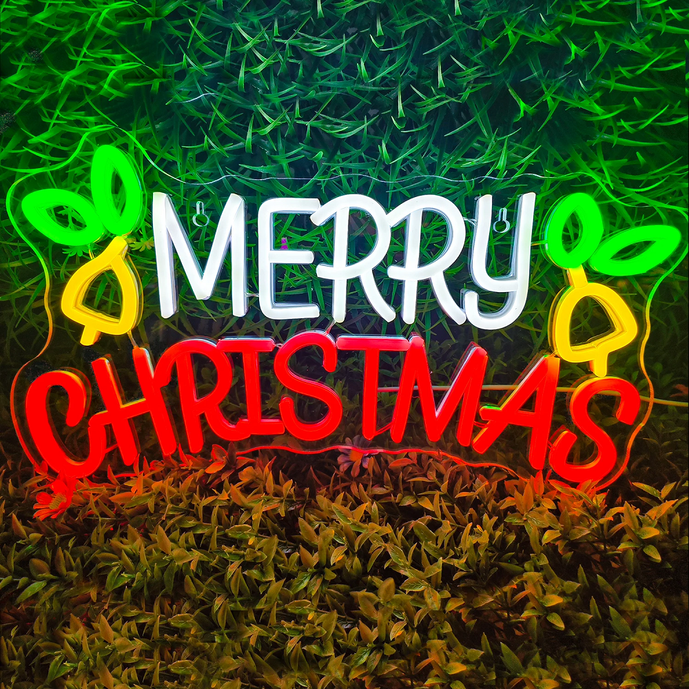 Vrolijk Kerst Neon Bord Kerst Hoed Kunst Licht Voor Muur Decor Led Licht Up Bord Voor Feest Kids Slaapkamer Bar Pub Club Kerst: Blauw