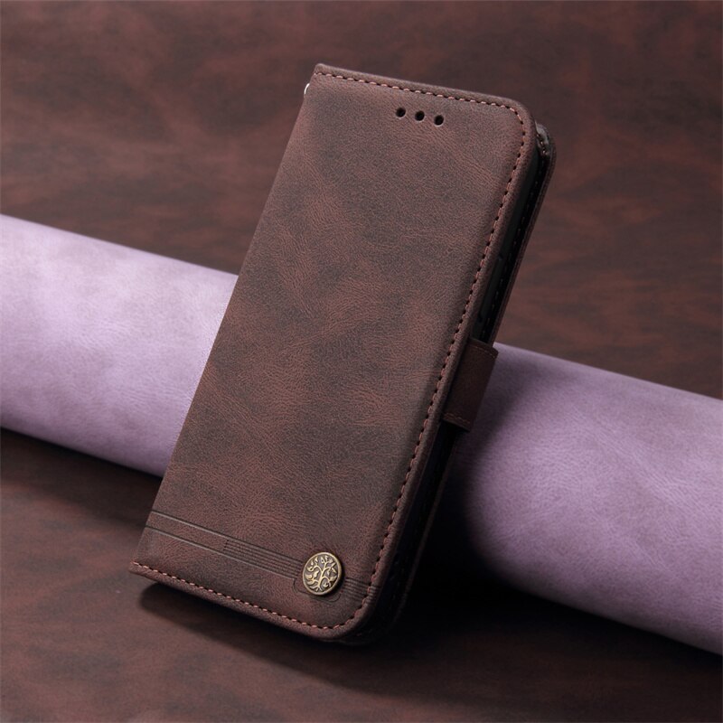 A03 a03 A 03 a 03 Etui na książki Etui na Samsung Galaxy A03 rdzeń a03core A03S A03 S A 03 S pokrowiec na karty Etui Capa: A03 A035F (164) / Brown