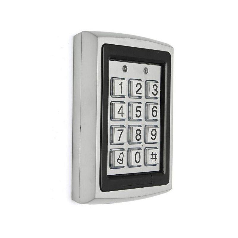 Metal RFID Reader 125kHz Proximity Door Access Control Keypad Support 1000 Users Electric Digital Password Door Lock
