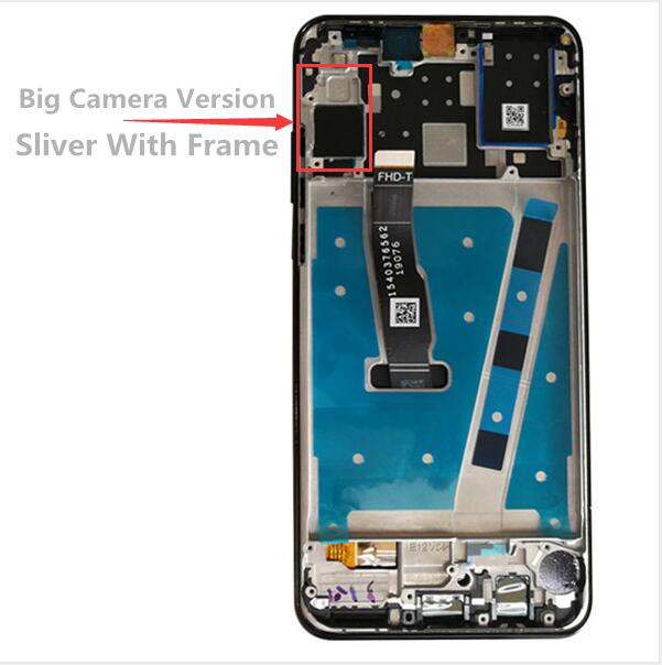 2312*1080 AAA LCD Mit Rahmen Für HUAWEI P30 Lite Lcd Display Bildschirm Für HUAWEI P30 Lite Bildschirm nova 4e MAR-LX1 LX2 AL01: Sliver Big Camera