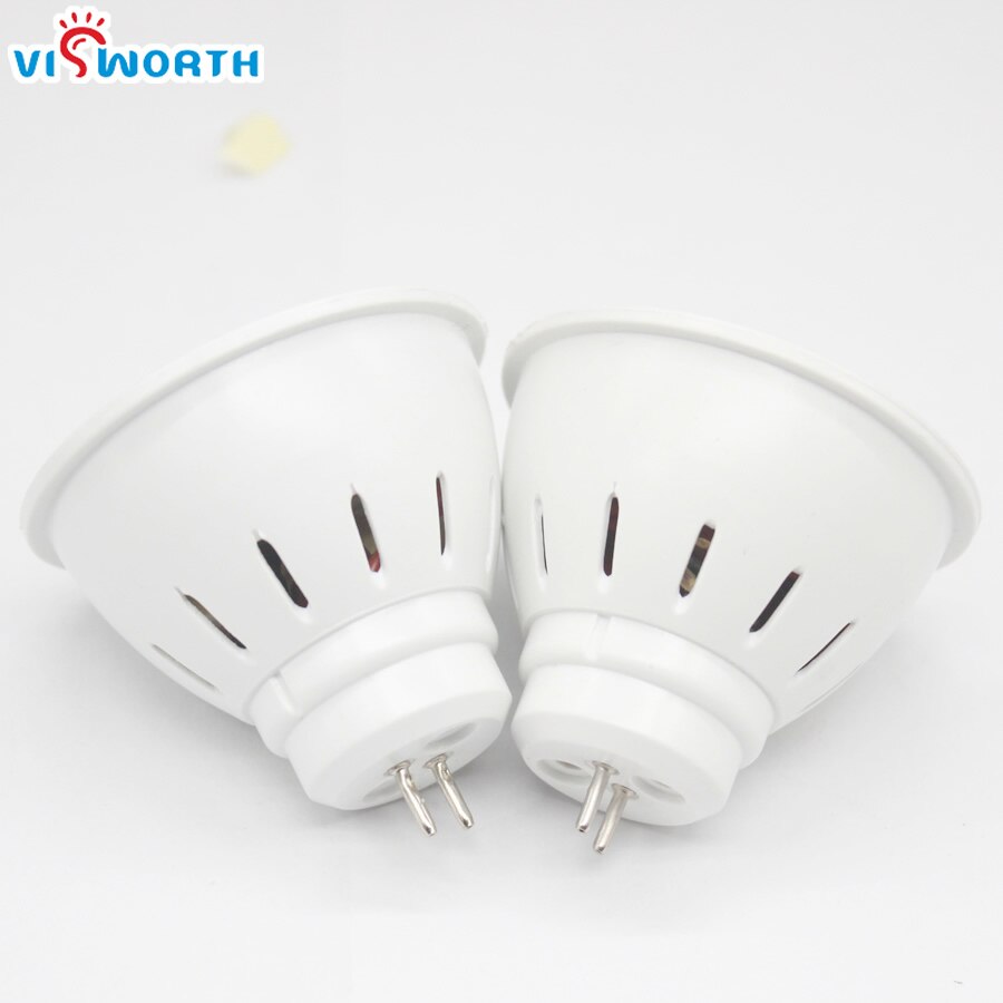 5w ledet  g5.3 MR16 utgangspunkt lampe kopp ledet søkelyset 24 ledet hvit linse fabrikkuttak hvit farge varm hvit ultra lyssterk