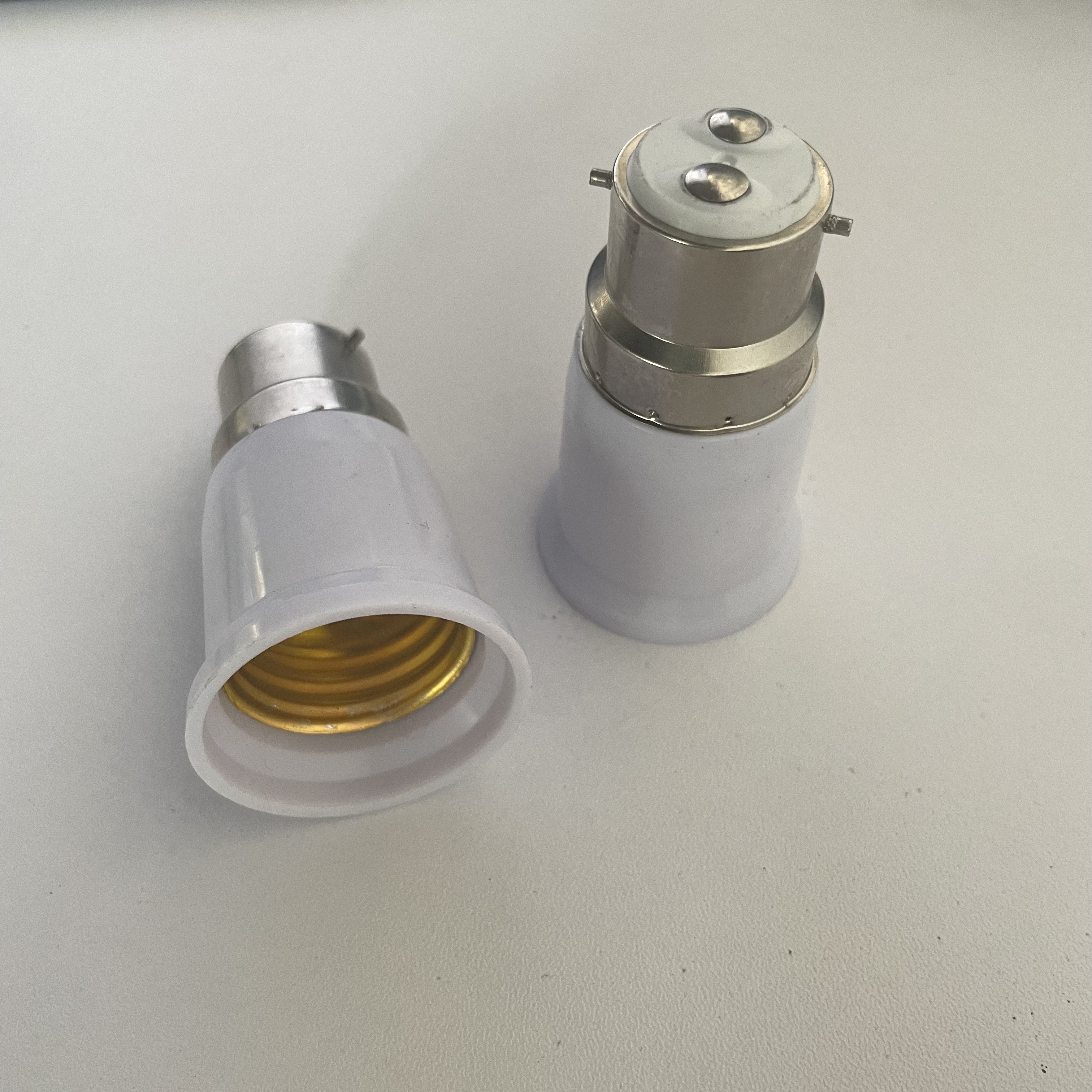 B22 naar E27 Lamp Socket Lampvoet Converter Adapter PC Brandwerende Lamphouder voor Led Maïs Lamp Spotlight 110V 220V