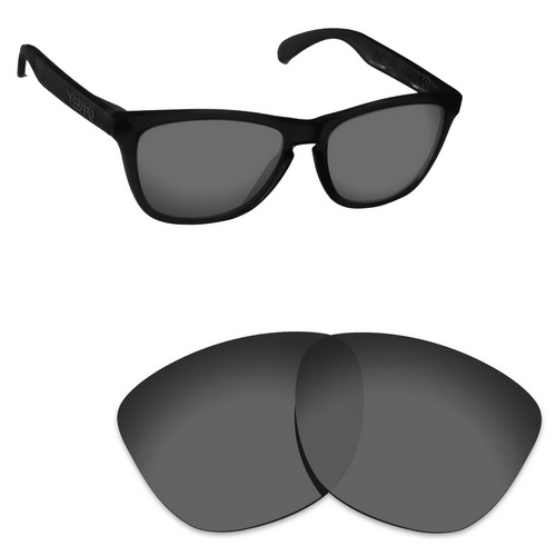 Verres de rechange polarisants Oakley Frogskins | Verres de rechange, variétés de montures, pour Oakley Frogskins: Black IR