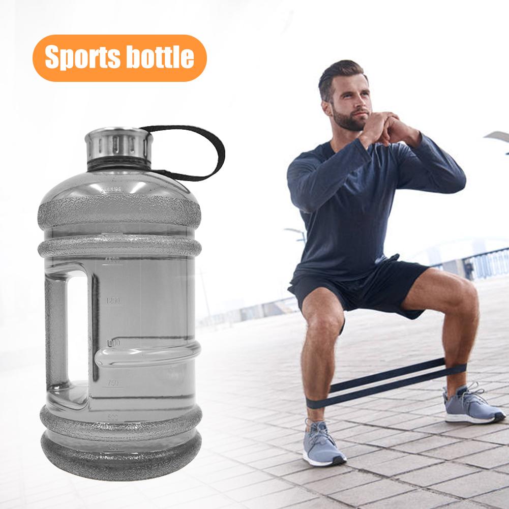 Sport Flessen Slijtvaste 2.2L Water Drinken Fles Petg Bpa Gratis Handgreep Waterkoker Voor Gym Fitness Sport