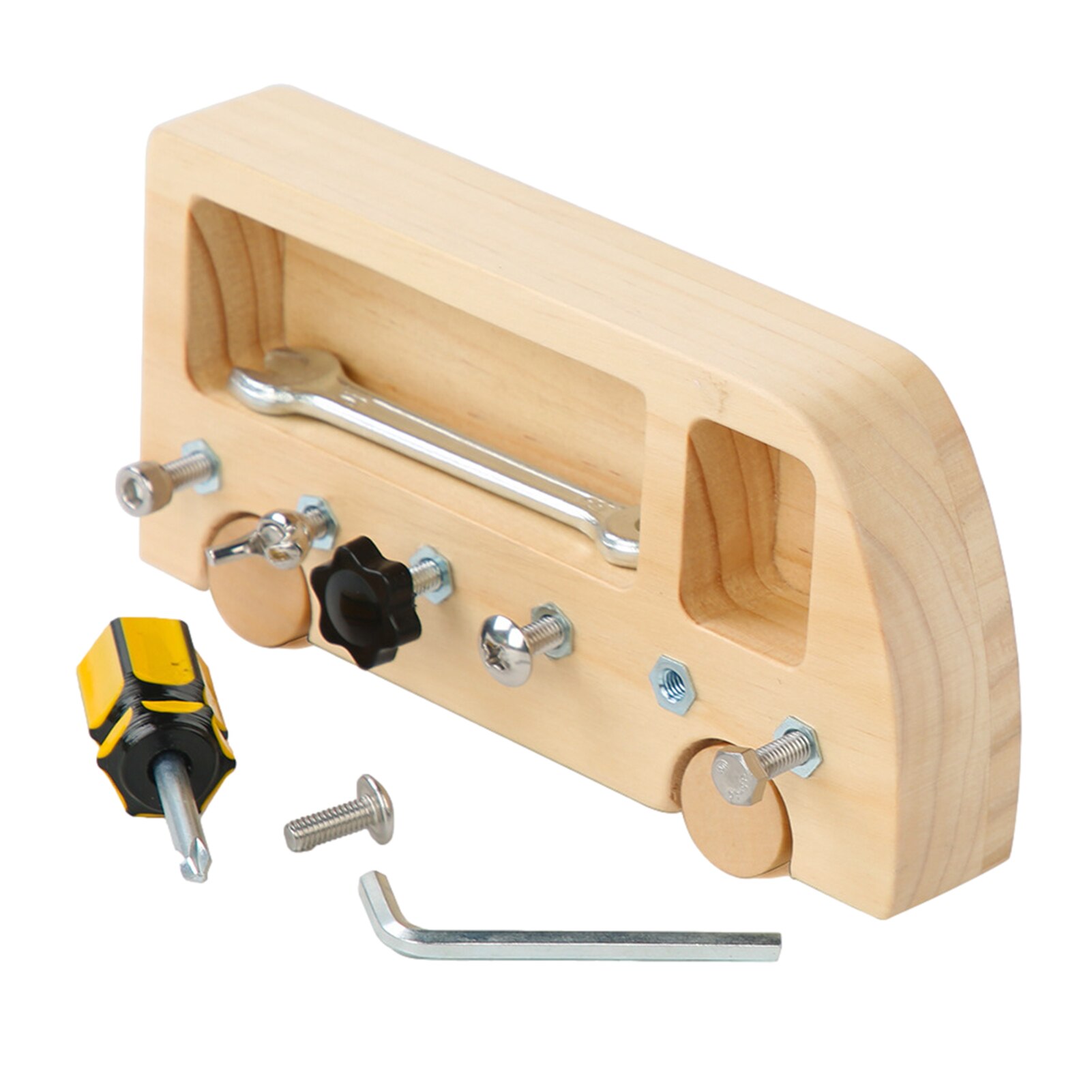Banc de travail en bois pour enfants, ensemble d&#39;outils multicolores, Mini jouet de Simulation, maison de jeu d&#39;intelligence Interactive Parent-enfant