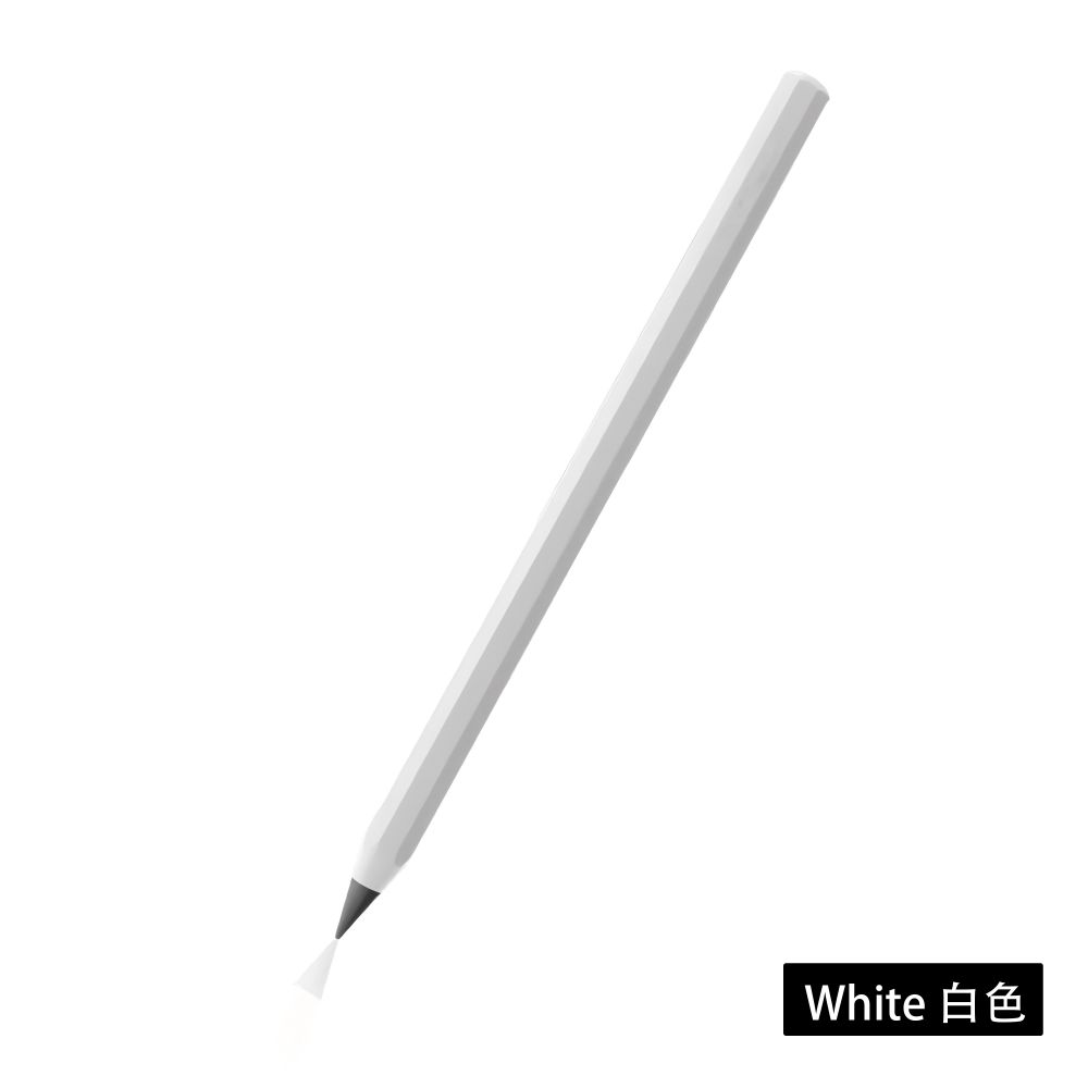 Metalowy wieczny długopis bez atramentu, magiczne ołówki, nowa technologia, nieograniczone pisanie, materiały malarskie, nowatorskie prezenty, artykuły papiernicze: żółty
