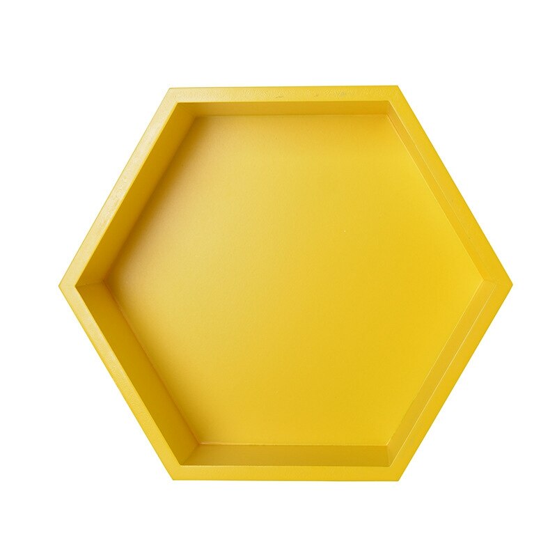 Nordisk stil barnomsorg barn dekoration hylla trä hexagon hyllor för baby barn sovrum dekoration: Default Title