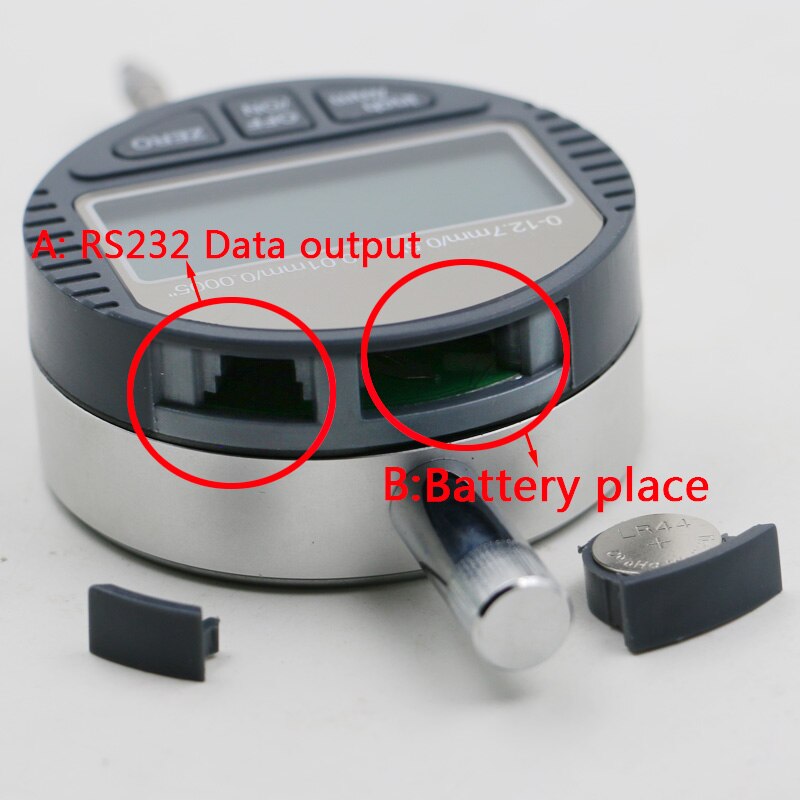 0-12.7mm/0.5" x0.01mm digital indicator digital dial indicator electronic dial indicator indicator dial digital dial gauge