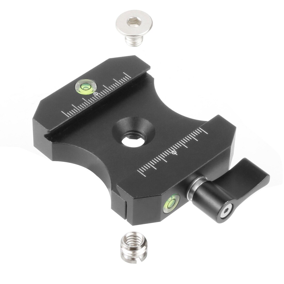 Quick Release Clamp Adapter Aluminium Legering 3/8 1/4 Schroef Mount Voor Ballhead Statief Slr Camera 'S Voor Arca Swiss Benro qr Plaat: Upgraded Clamp