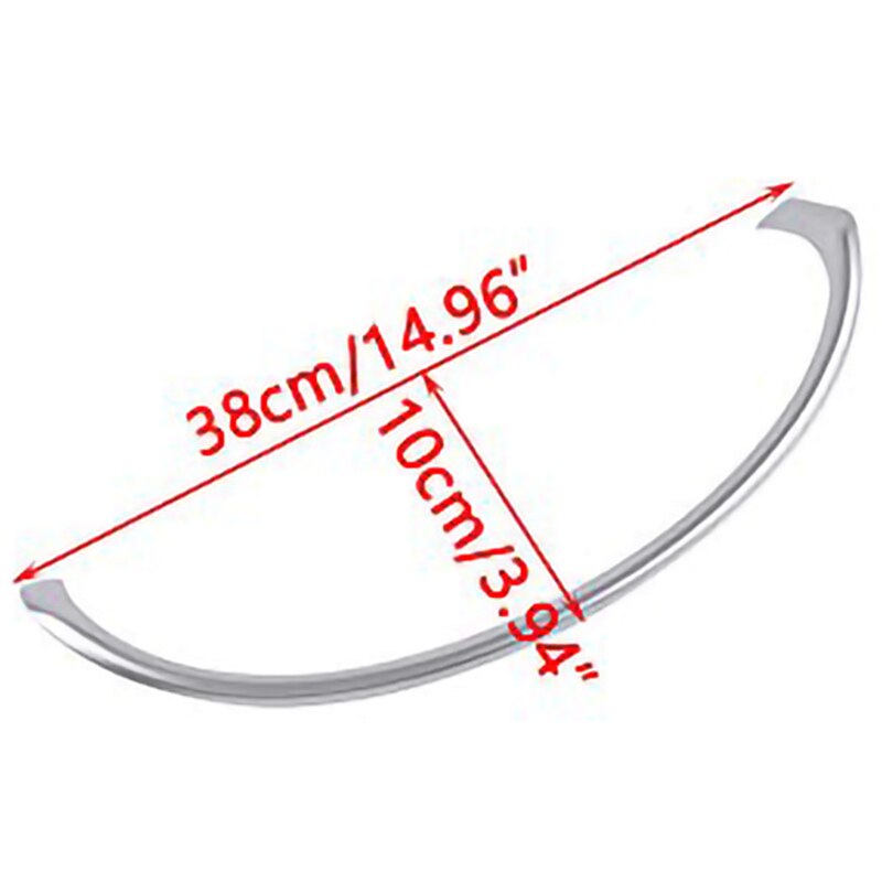 For Mazda Cx-5 Cx5 Chrome Interior Instrument Dashboard Panel Trim Cover Bezel Strip Molding Garnish