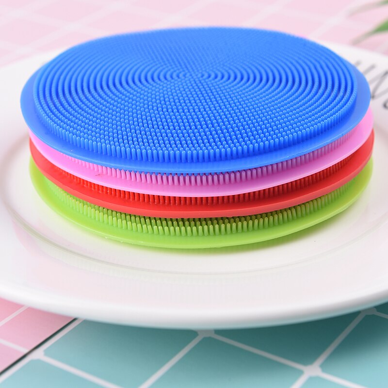 Zachte siliconen afwas kom pot pan schoonmaaksponzen schuursponsjes magische schoonmaakborstels kookgereedschap keukenaccessoires