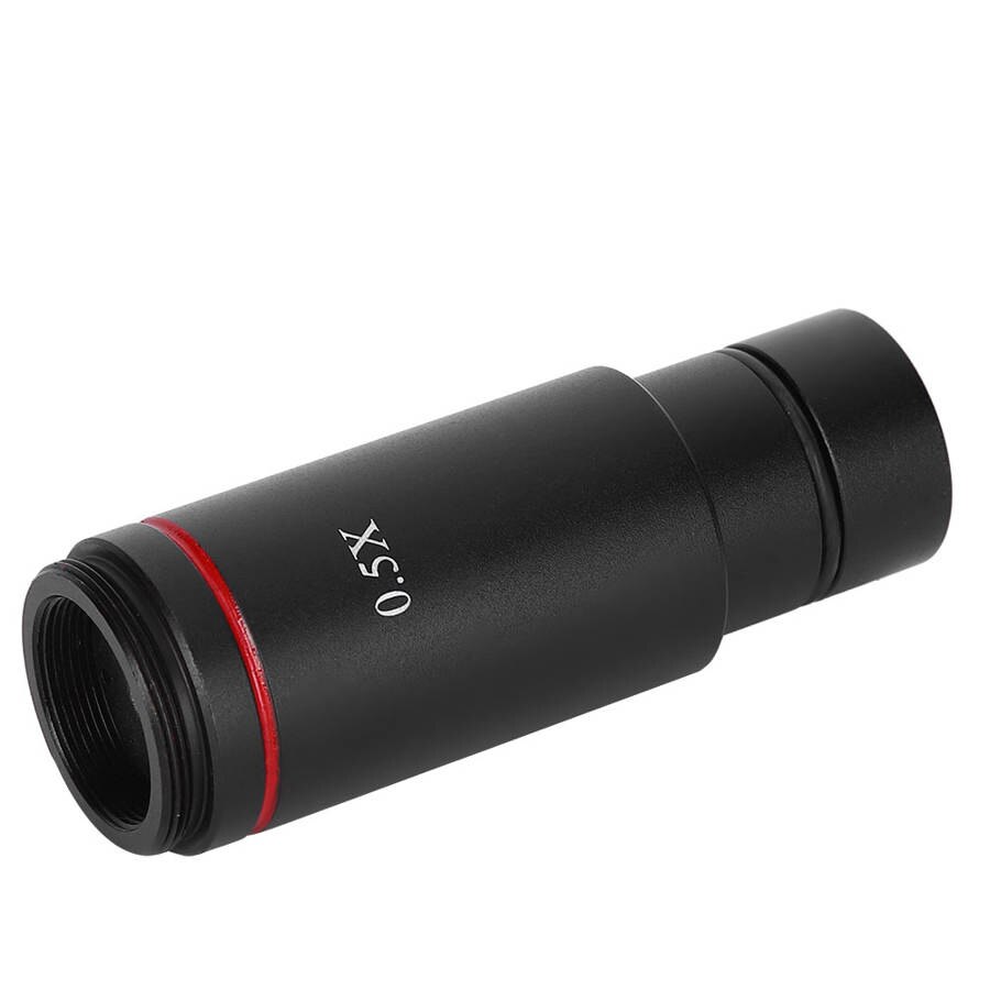 0.5X Microscope Adapter Lens C Mount Lens 25mm Electronic Eyepiece Reduction Lens for Microscope CCD Camera