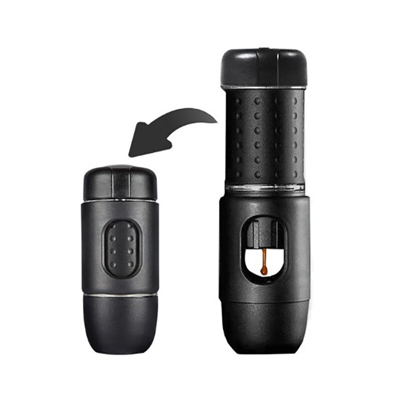 Mini cafetera expreso multifunción para el hogar, Máquina Manual para café a presión portátil, taza para hacer espuma de leche