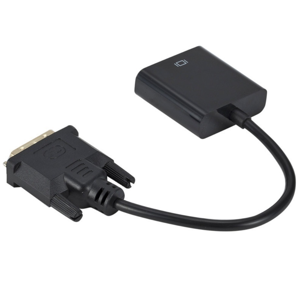 adapter DVI na VGA DVI-D Wyjście VGA Wejście DVI Konwerter DVI na VGA DVI-D 25-Szpilka DVI-D HD 1080P Konwerter DVI na VGA