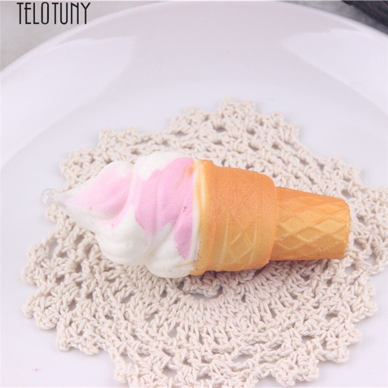 TELOTUNY 10cm Eis quetschen spielzeug Simulation Kuchen Langsam steigend praktisch Riemen Brot Spielzeug Z0123