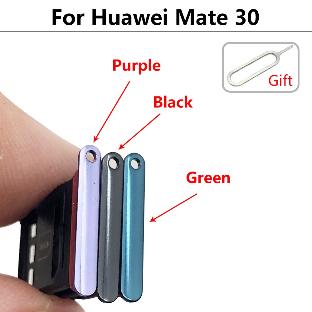 Für Huawei Mate 20 Lite Pro X 20X Micro Nano SIM Karte Halter Tray Slot Halter Adapter Buchse