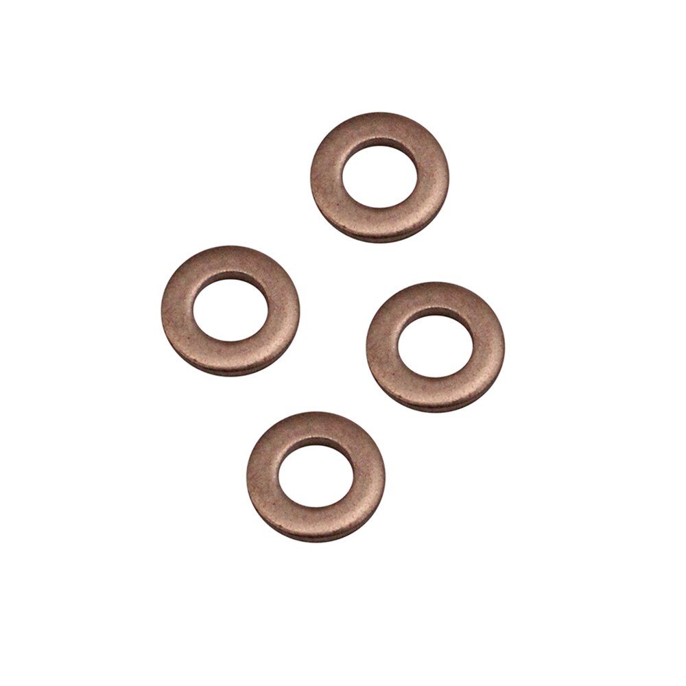 Fuel Injector Seal Copper Washer 4pcs for Ford Transit MK7 2.2 2.4 3.2 2006 Copper Washer