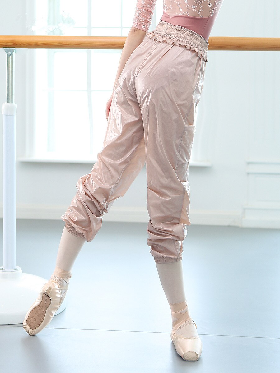 Pantaloni sportivi da riscaldamento per balletto abiti da ballo per il corpo abiti da allenamento per donne adulte pantaloni sportivi per la perdita di peso pantaloni per esercizi di danza