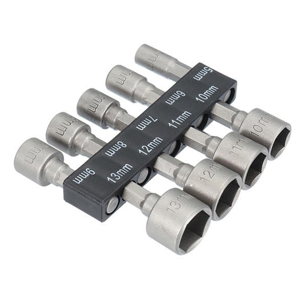 Adeeing 9Pcs/Set Hexagon Handle Socket Wrench Nut Driver Set
