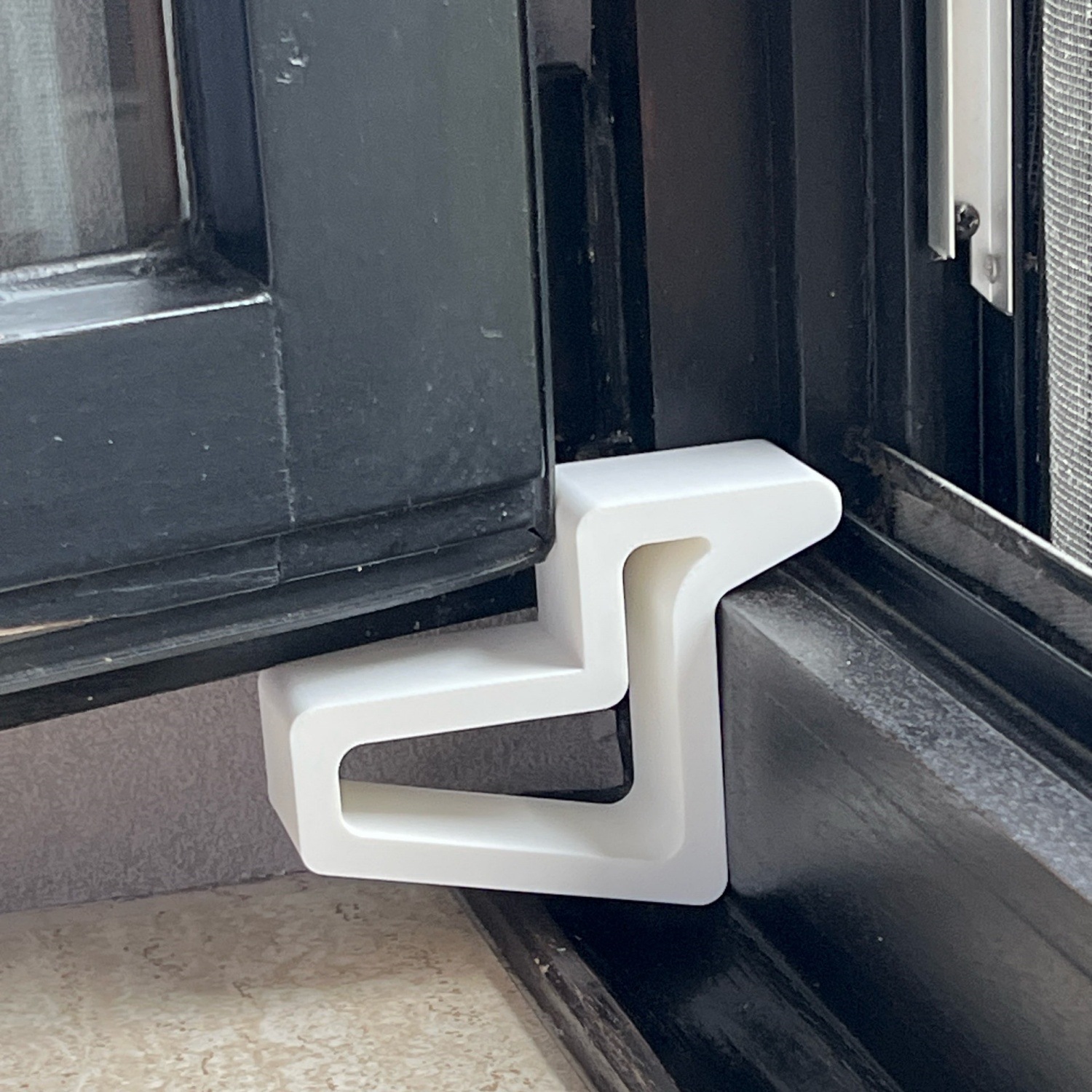 Fermaporta da 1 pezzo: cuneo per finestre e porte per carichi pesanti con base antiscivolo, installazione semplice, per casa, ufficio, bagno, cucina